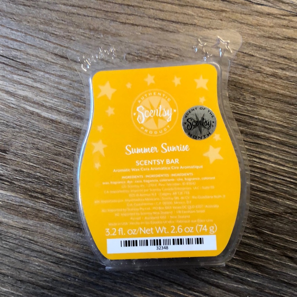 Scentsy Summer Sunrise Discontinued Wax Bar